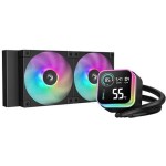 Deepcool LQ240 Υδρόψυξη Επεξεργαστή Διπλού Ανεμιστήρα 120mm για Socket AM4/AM5/1700/1200/115x με ARGB Φωτισμό