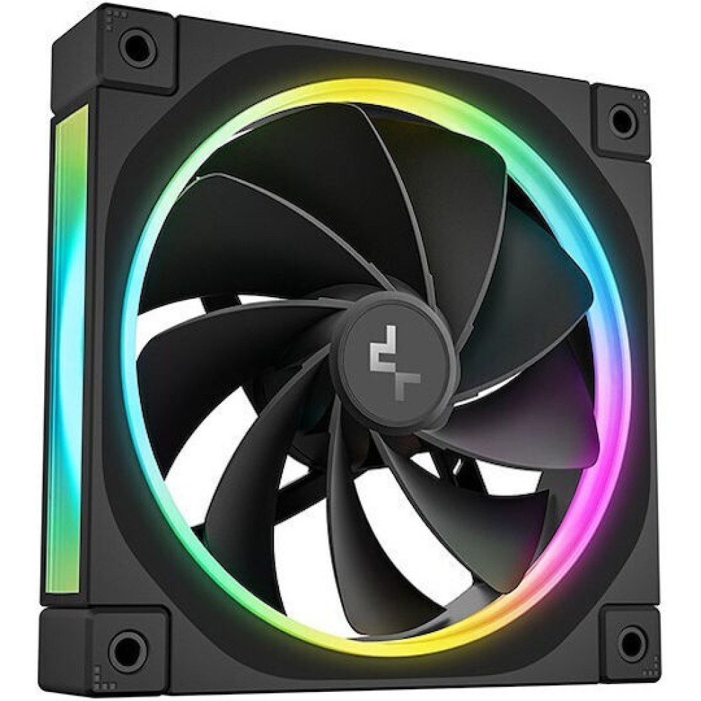 Deepcool FL12-3 IN 1 Case Fan 120mm με RGB Φωτισμό και Σύνδεση 4-Pin PWM 3τμχ