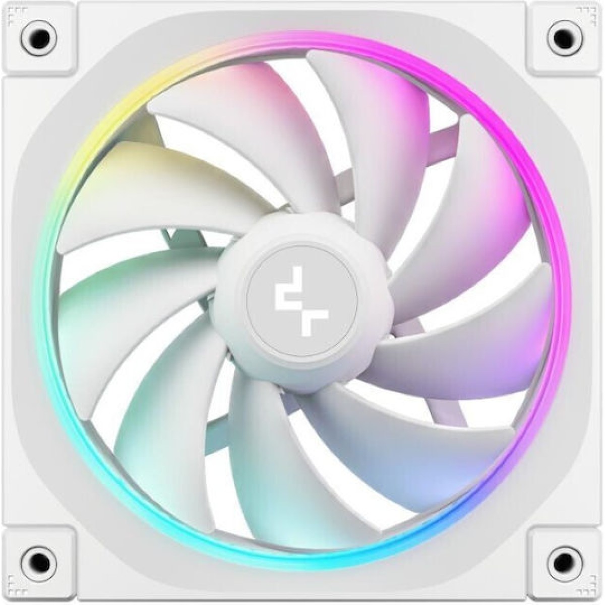 Deepcool FL12 Case Fan 120mm με RGB Φωτισμό 3τμχ Λευκό