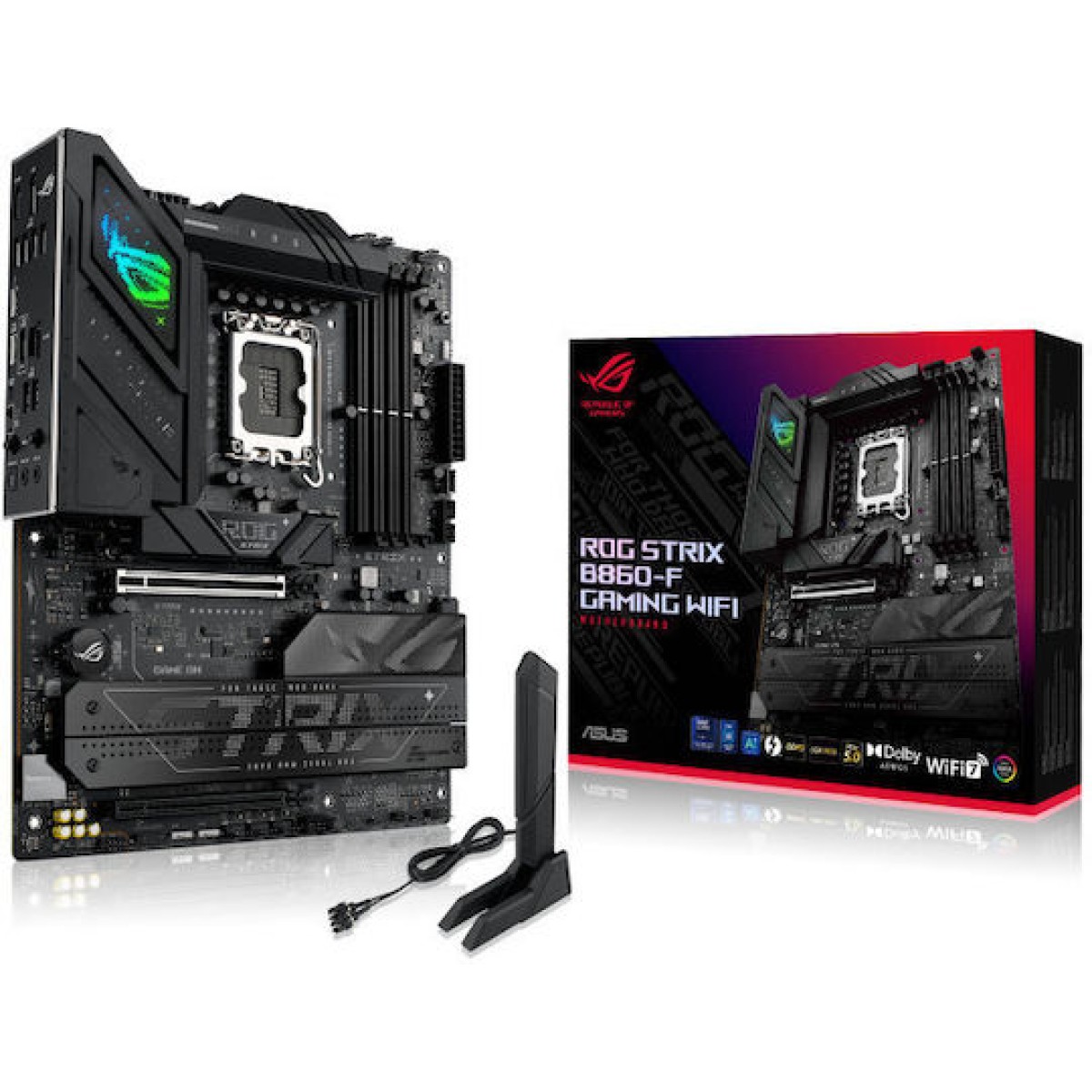 Asus Rog Strix B860-F Gaming WIFI Motherboard ATX με Intel 1851 Socket 90MB1JG0-M0EAY0