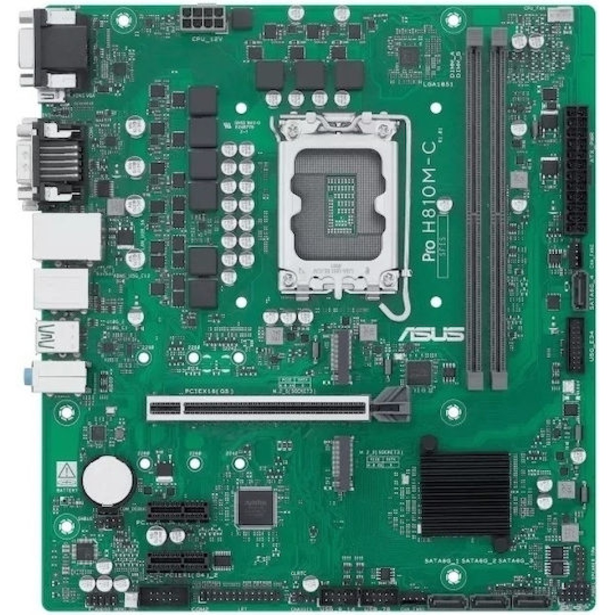 Asus Pro H810M-C-CSM Motherboard Micro ATX με Intel 1851 Socket