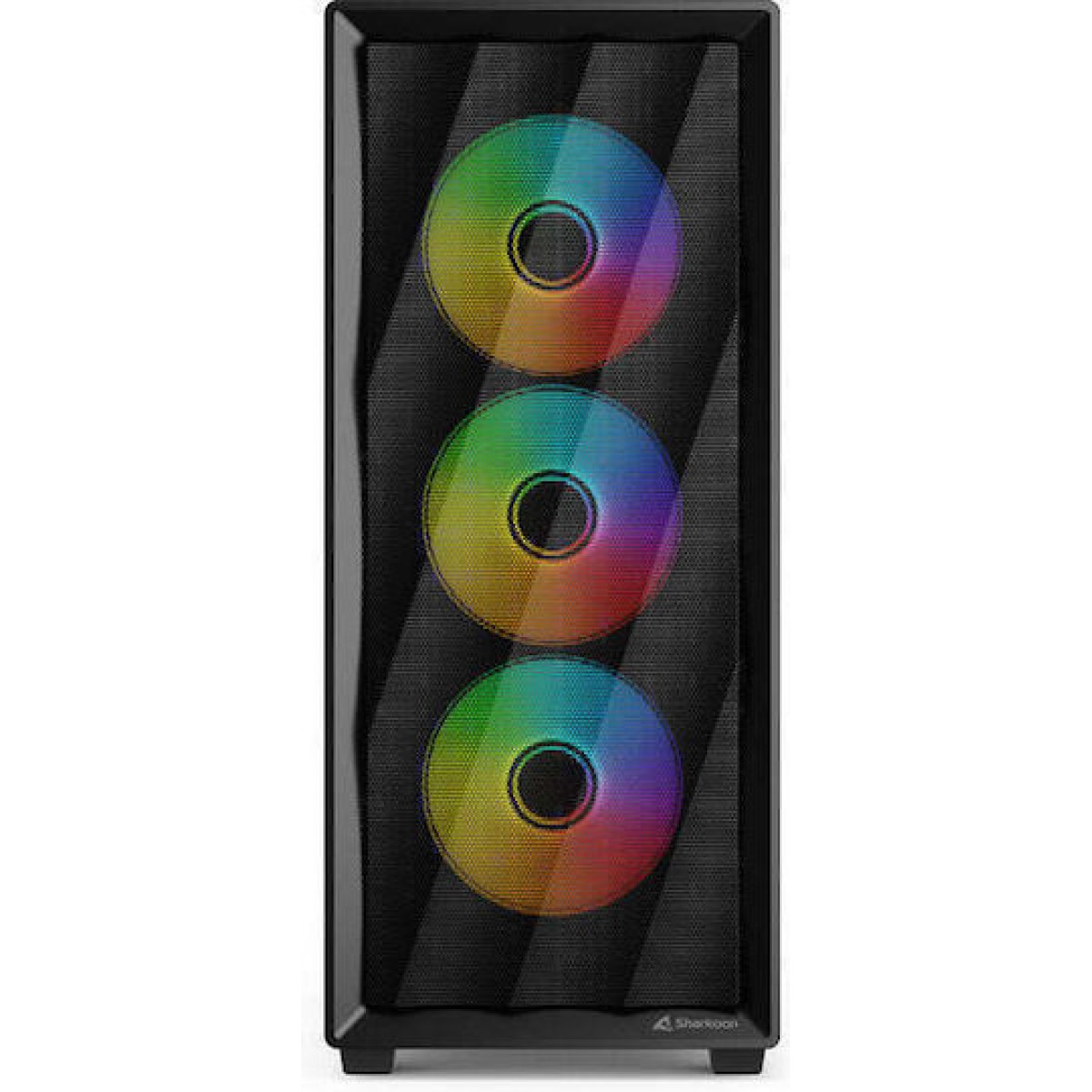 Sharkoon VK4 ARGB Gaming Midi Tower Κουτί Υπολογιστή με Πλαϊνό Παράθυρο Μαύρο