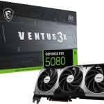 MSI GeForce RTX 5080 16GB GDDR7 Ventus 3X OC Plus Κάρτα Γραφικών