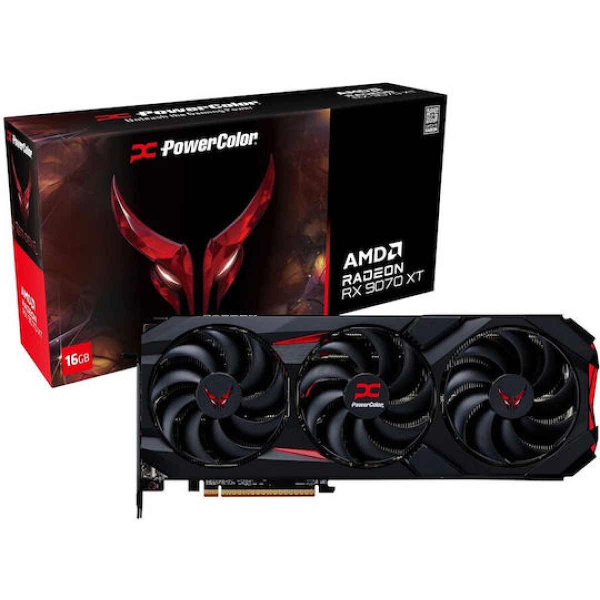 PowerColor Radeon RX 9070 XT 16GB GDDR6 Red Devil Κάρτα Γραφικών