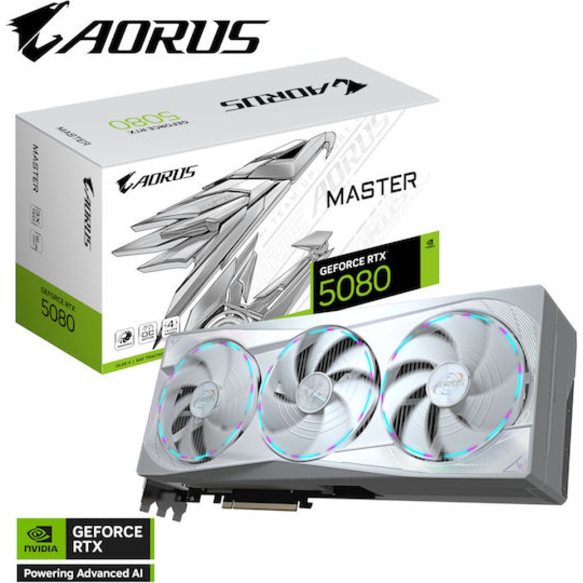 Gigabyte GeForce RTX 5080 16GB GDDR7 Master Ice Κάρτα Γραφικών