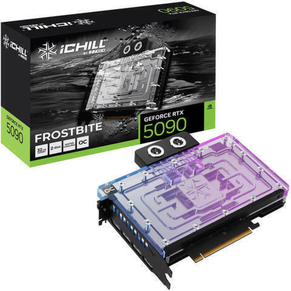 Inno 3D GeForce RTX 5090 32GB GDDR7 iChill Frostbite Κάρτα Γραφικών