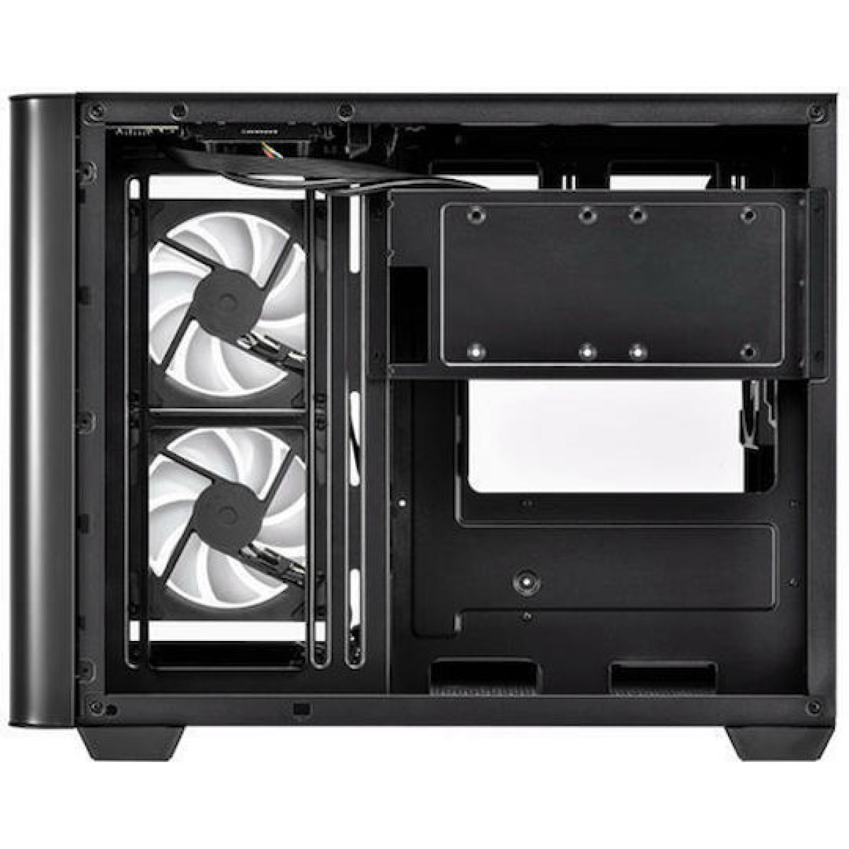 FSP/Fortron S380 Gaming Midi Tower Κουτί Υπολογιστή με Πλαϊνό Παράθυρο και RGB Φωτισμό Μαύρο