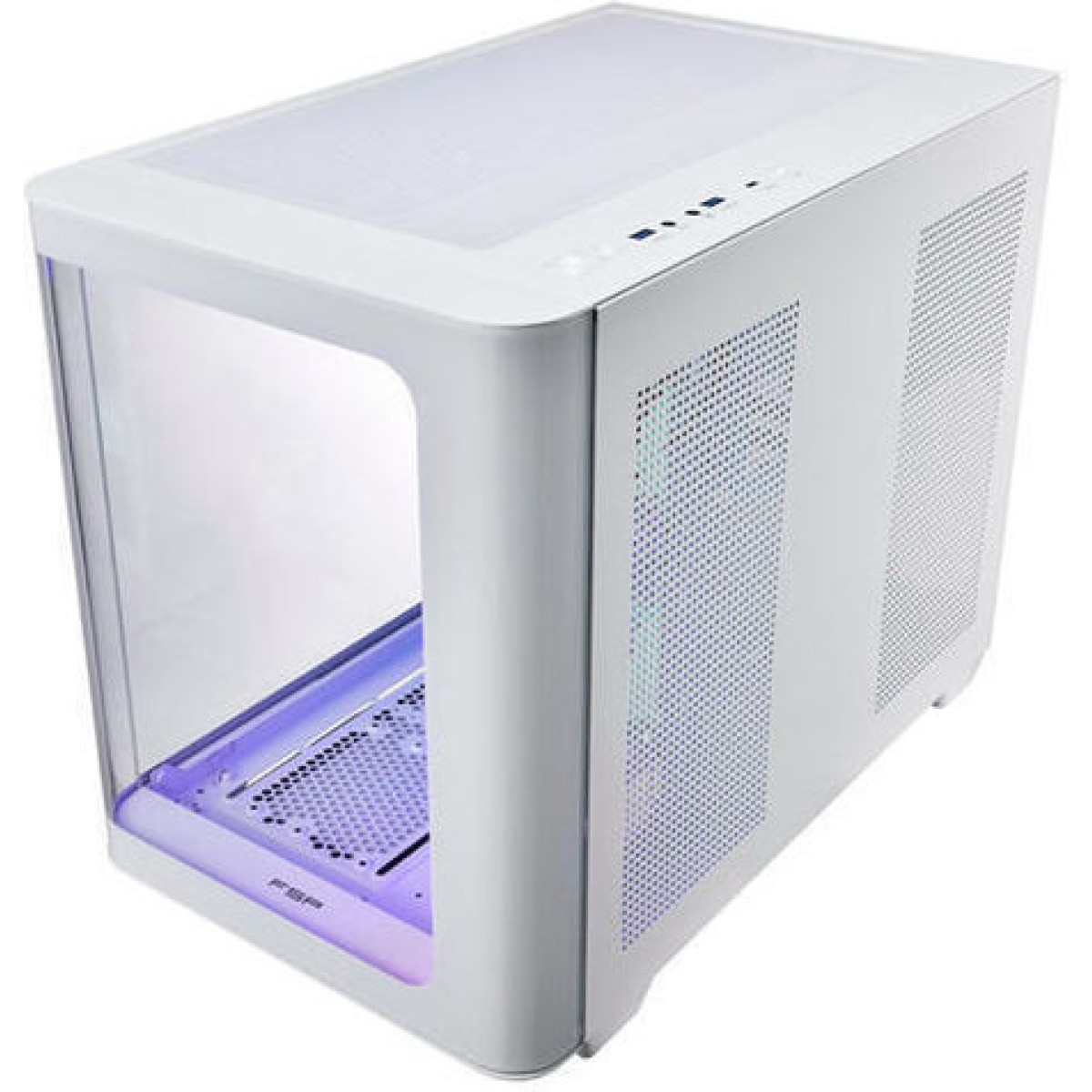 FSP/Fortron S380 Gaming Midi Tower Κουτί Υπολογιστή με Πλαϊνό Παράθυρο και RGB Φωτισμό Λευκό