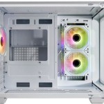 FSP/Fortron S380 Gaming Midi Tower Κουτί Υπολογιστή με Πλαϊνό Παράθυρο και RGB Φωτισμό Λευκό