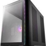 FSP/Fortron M580 Gaming Midi Tower Κουτί Υπολογιστή με Πλαϊνό Παράθυρο και RGB Φωτισμό Μαύρο