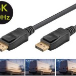 Goobay Cable DisplayPort male - DisplayPort male 3m Μαύρο (74779)