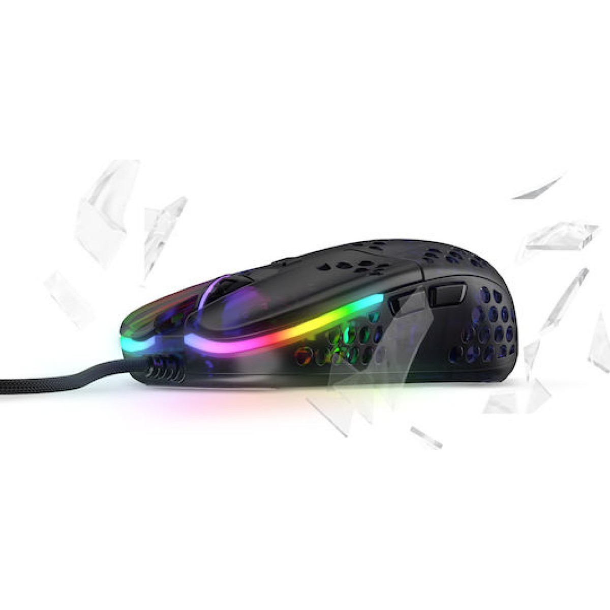 Xtrfy MZ1 – ZY’S Rail RGB Gaming Ποντίκι 16000 DPI Μαύρο