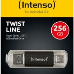 Intenso Twist Line 256GB USB 3.2 Stick με σύνδεση USB-C & USB-A