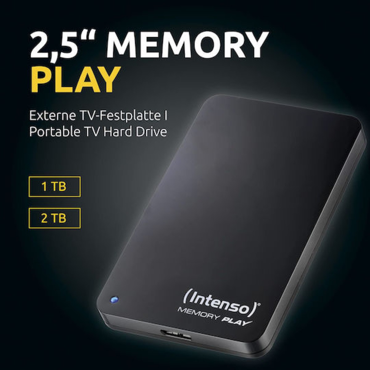 Intenso Memory Play 2TB Μαύρο