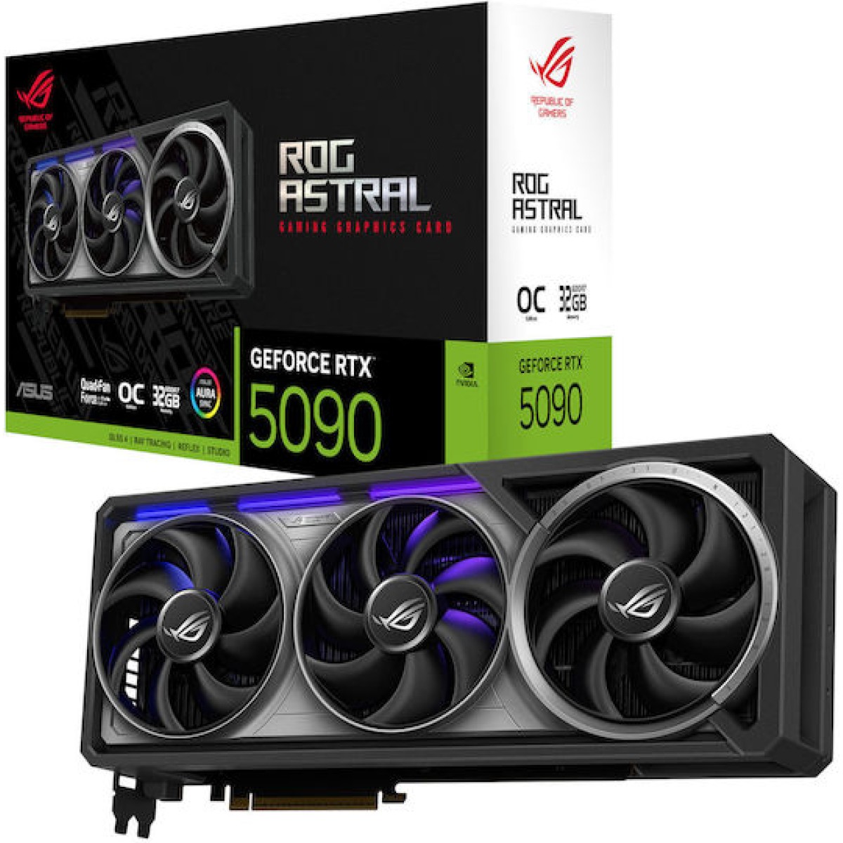 Asus GeForce RTX 5090 32GB GDDR7 Astral OC Edition Κάρτα Γραφικών