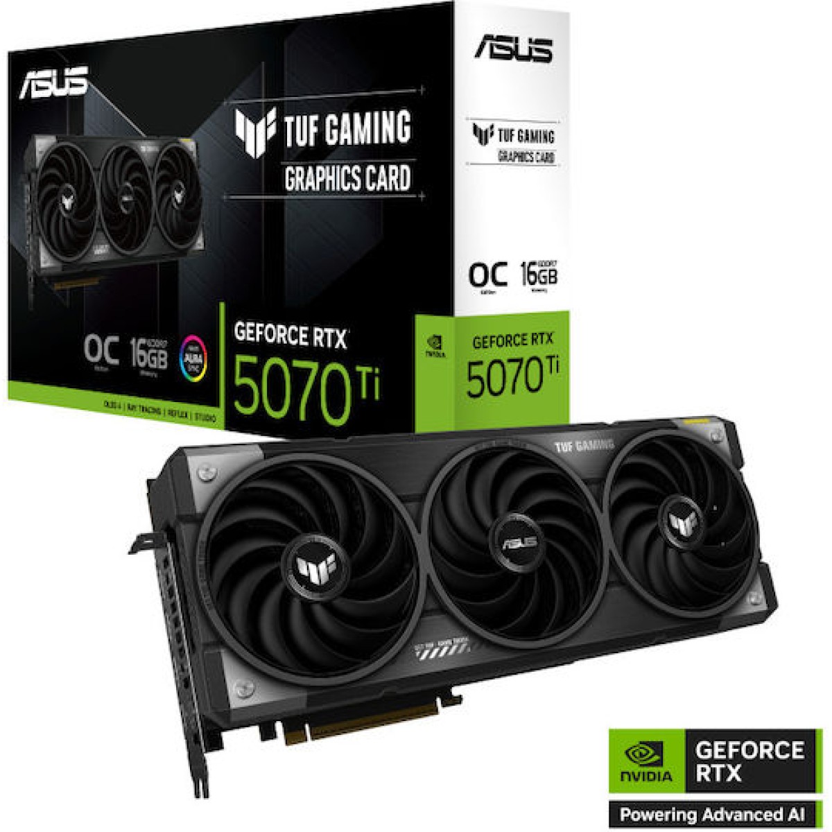 Asus GeForce RTX 5070 Ti 16GB GDDR7 TUF Gaming OC Κάρτα Γραφικών