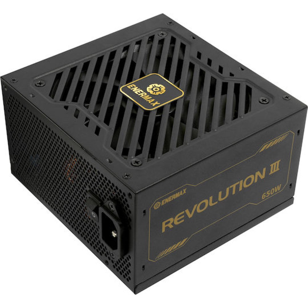 Enermax Revolution III 650W Μαύρο Τροφοδοτικό Υπολογιστή Full Modular 80 Plus Gold