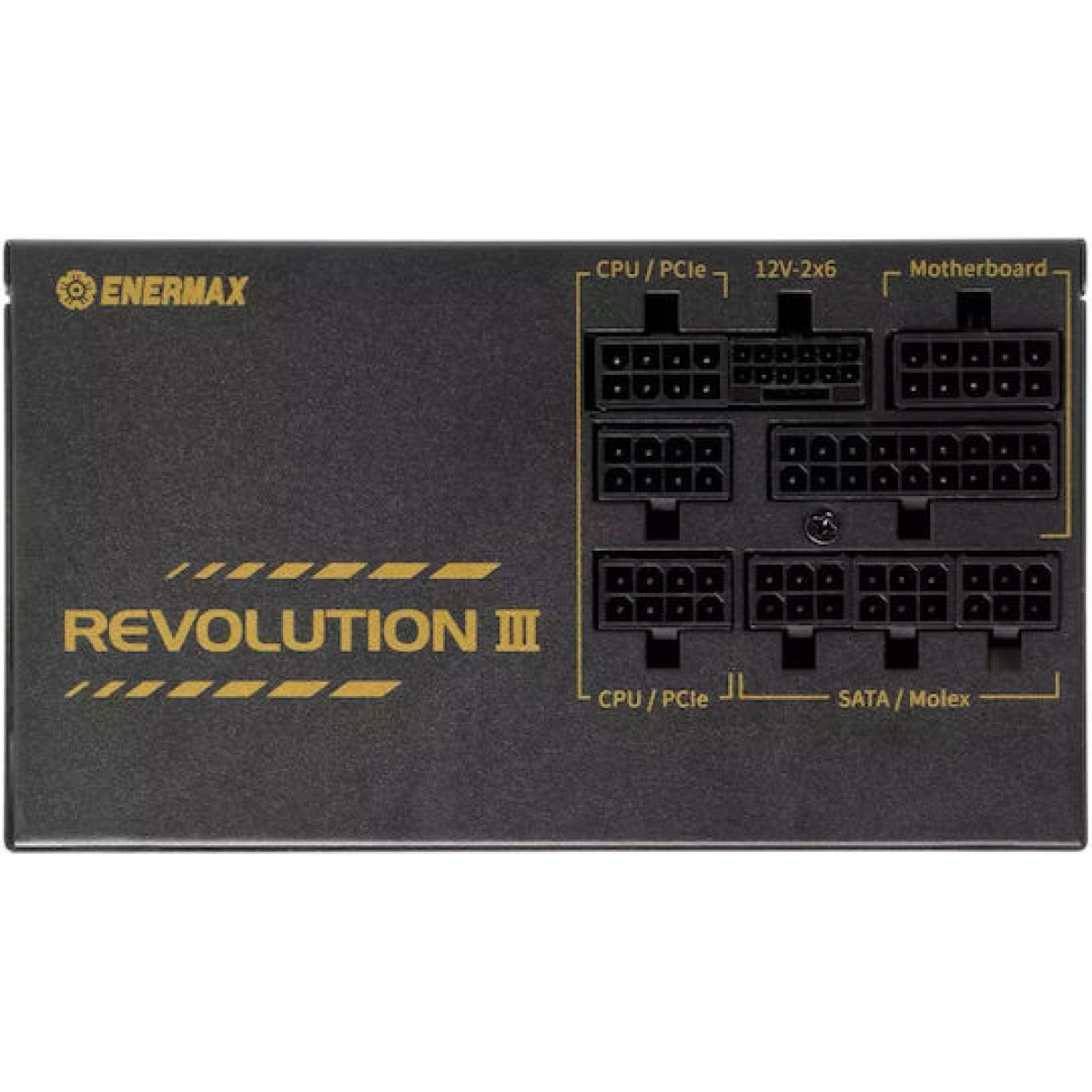Enermax Revolution III 650W Μαύρο Τροφοδοτικό Υπολογιστή Full Modular 80 Plus Gold