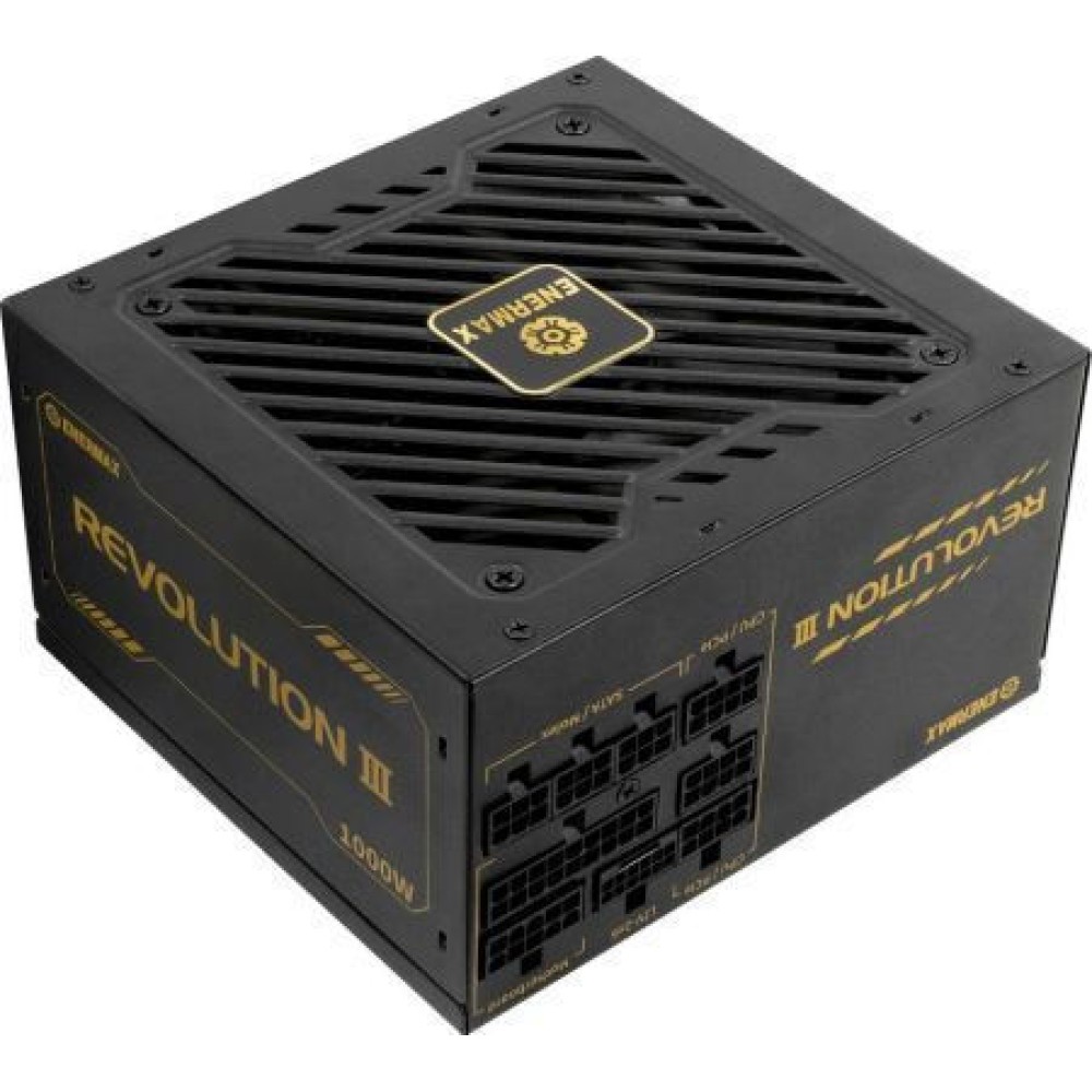 Enermax Revolution III 1000W Μαύρο Τροφοδοτικό Υπολογιστή Full Modular 80 Plus Gold