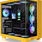 Thermaltake View 380 XL TG ARGB Gaming Midi Tower Κουτί Υπολογιστή με Πλαϊνό Παράθυρο Bumblebee