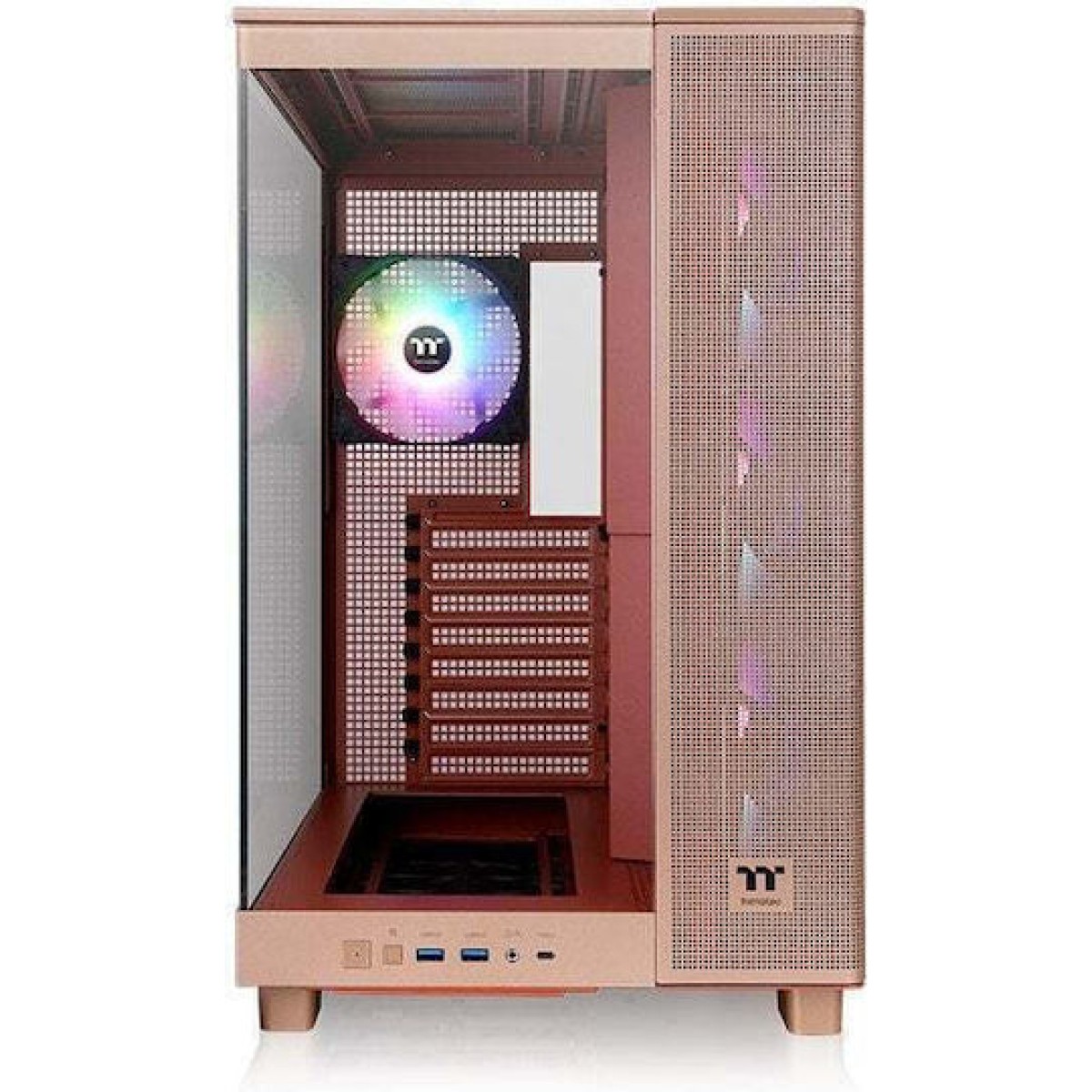 Thermaltake View 380 XL TG ARGB Gaming Midi Tower Κουτί Υπολογιστή με Πλαϊνό Παράθυρο Sand