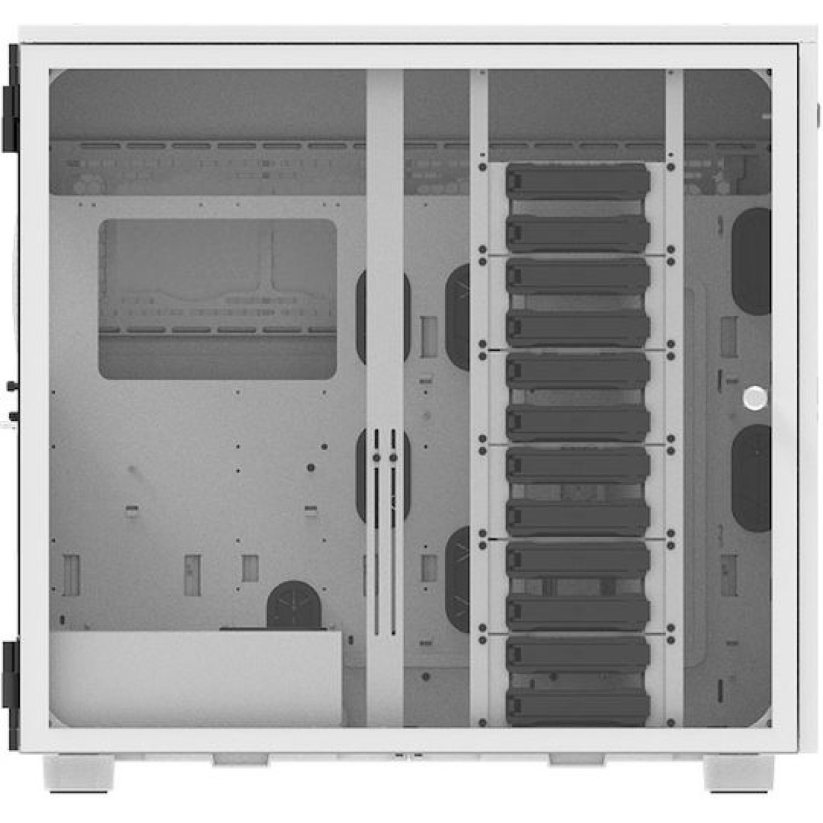 Thermaltake AX700 TG Full Tower Κουτί Υπολογιστή με Πλαϊνό Παράθυρο Snow