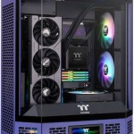 Thermaltake The Tower 600 Gaming Midi Tower Κουτί Υπολογιστή με Πλαϊνό Παράθυρο Future Dusk
