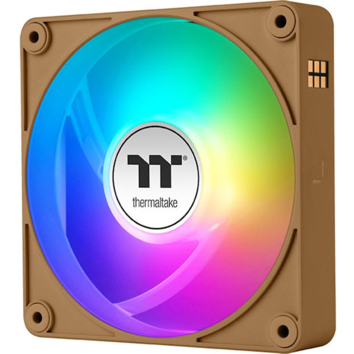 Thermaltake CT140 EX Reverse Case Fan με ARGB Φωτισμό και Σύνδεση 3-Pin / 4-Pin PWM 3τμχ Gravel Sand