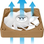 Thermaltake CT140 EX Reverse Case Fan με ARGB Φωτισμό και Σύνδεση 3-Pin / 4-Pin PWM 3τμχ Gravel Sand