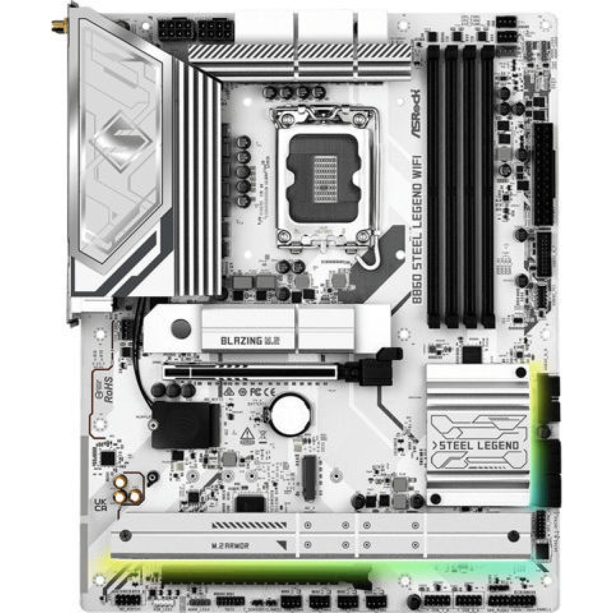 ASRock B860 Steel Legend WIFI Motherboard ATX με Intel 1851 Socket