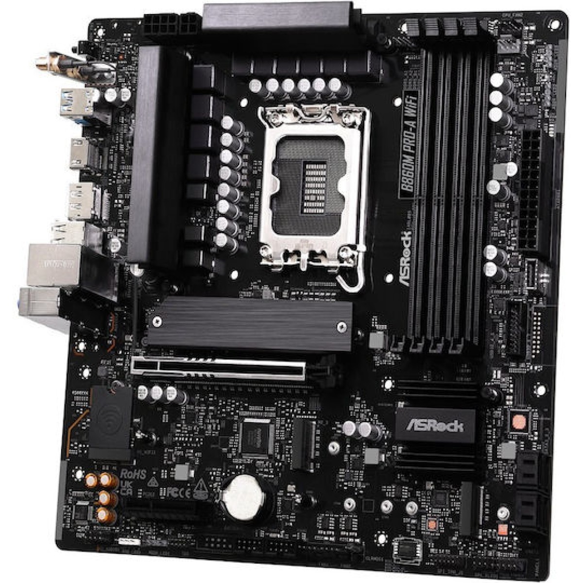 ASRock B860M Pro-A WiFi Motherboard Micro ATX με Intel 1851 Socket 90-MXBRS-A0UAYZ