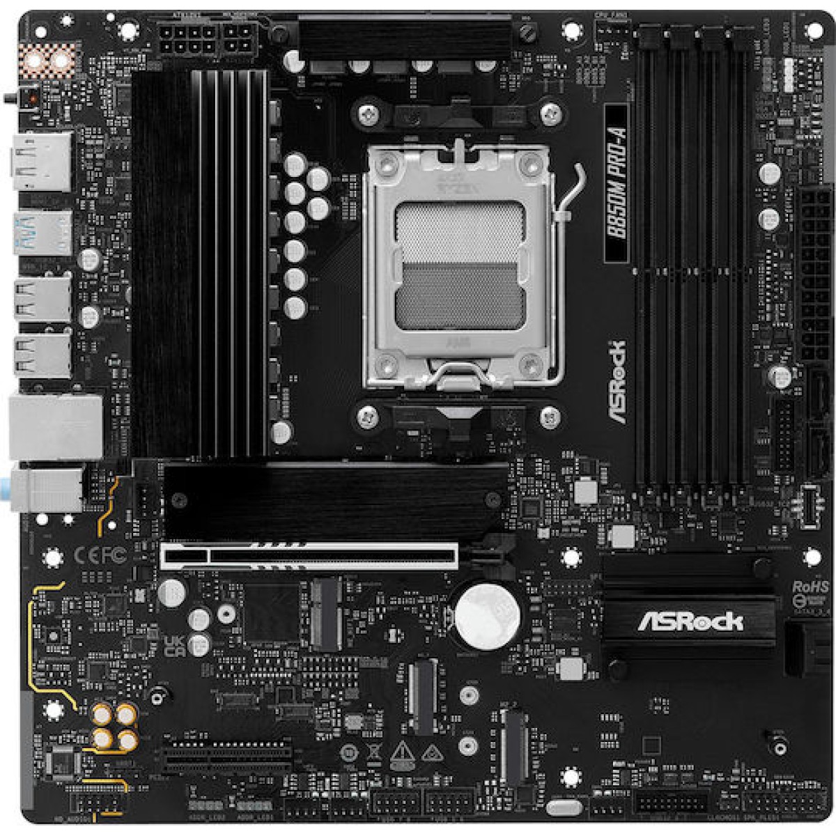 ASRock B850M Pro-A Motherboard Micro ATX με AMD AM5 Socket 90-MXBR80-A0UAYZ