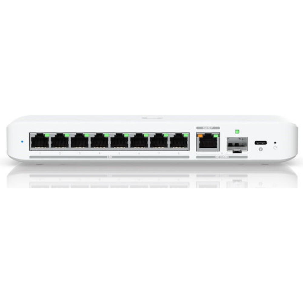 Ubiquiti Flex 2.5G Managed L2 PoE+ Switch με 8 Θύρες Ethernet