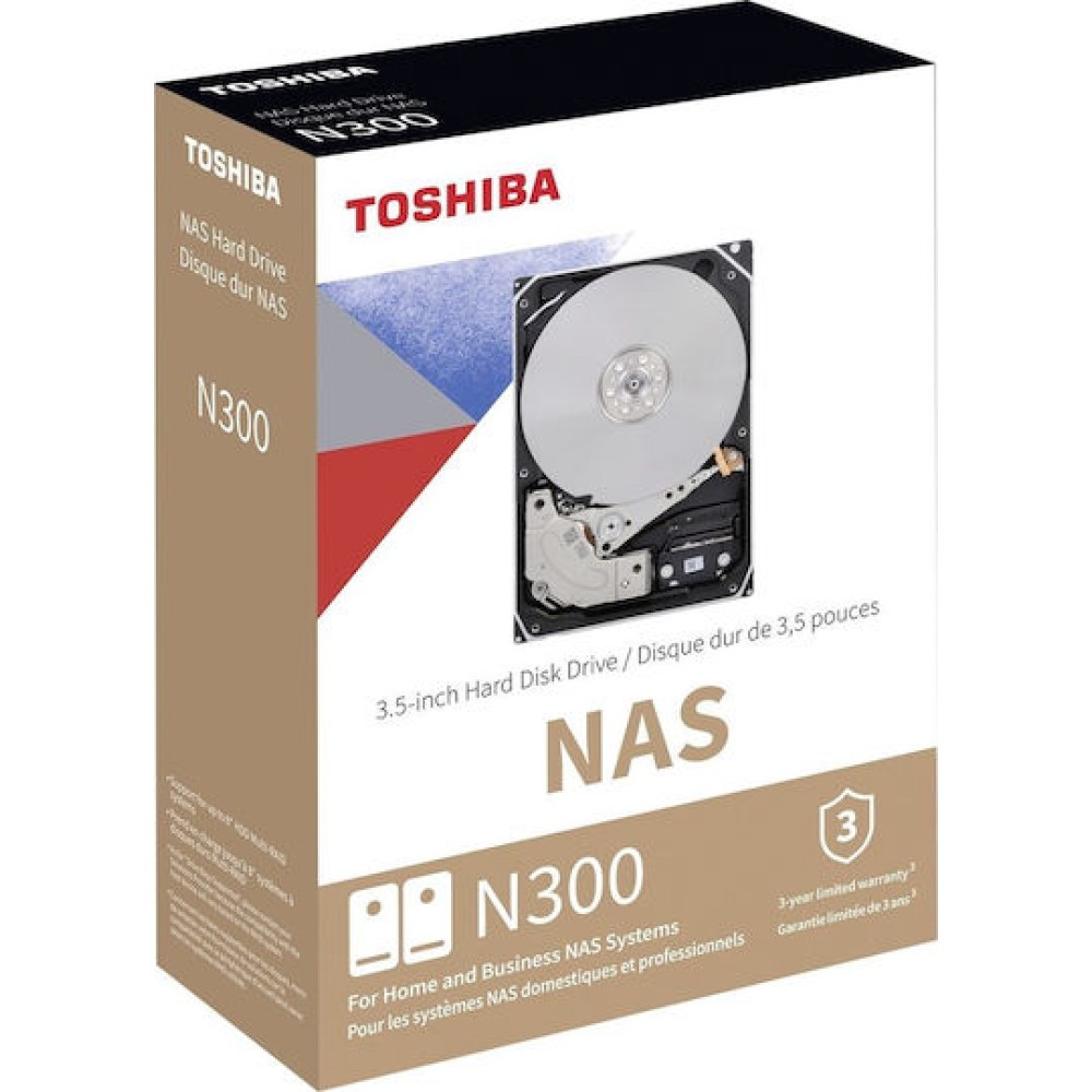 Toshiba N300 4TB HDD Σκληρός Δίσκος 3.5