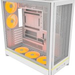 Montech HS01 PRO Gaming Midi Tower Κουτί Υπολογιστή με RGB Φωτισμό Λευκό