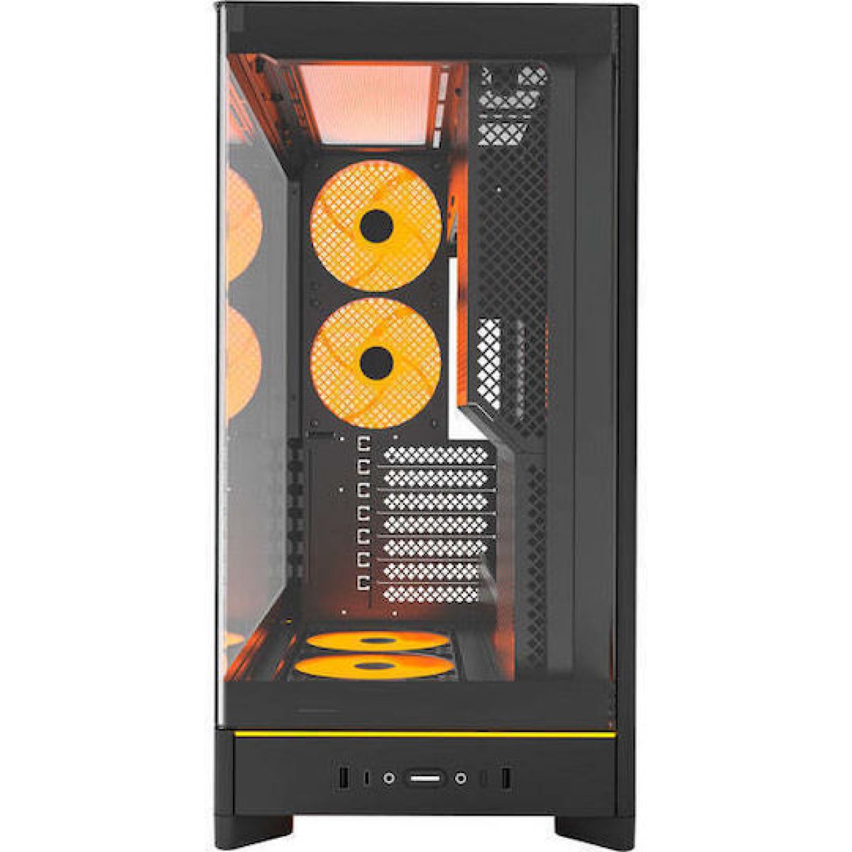 Montech HS02 PRO Gaming Midi Tower Κουτί Υπολογιστή με RGB Φωτισμό Μαύρο