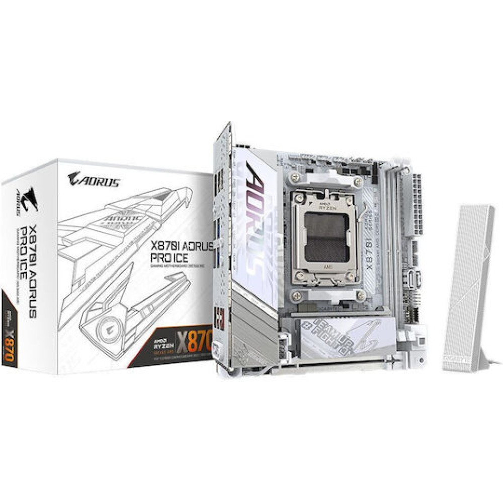 Gigabyte AORUS PRO ICE X870 Wi-Fi Motherboard ATX με AMD AM5 Socket