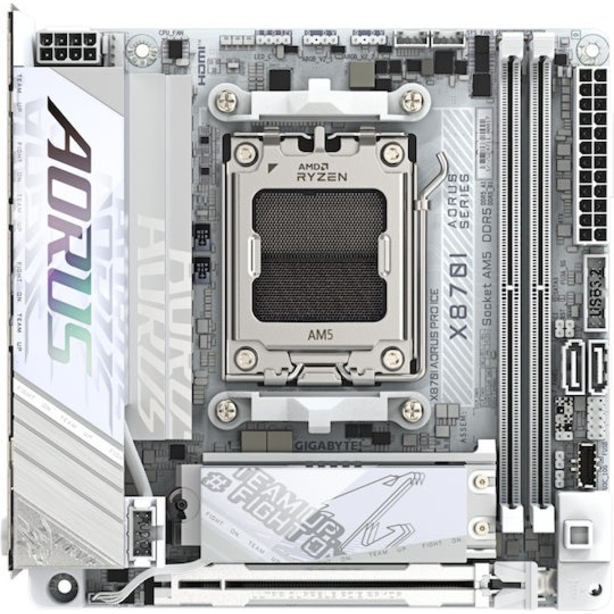 Gigabyte AORUS PRO ICE X870 Wi-Fi Motherboard ATX με AMD AM5 Socket