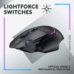 Logitech G502 X Plus Ασύρματο RGB Gaming Ποντίκι 25600 DPI Μαύρο