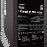 Gigabyte 1600W Μαύρο Τροφοδοτικό Υπολογιστή Full Modular 80 Plus Platinum (GP-UD1600PM-PG5)