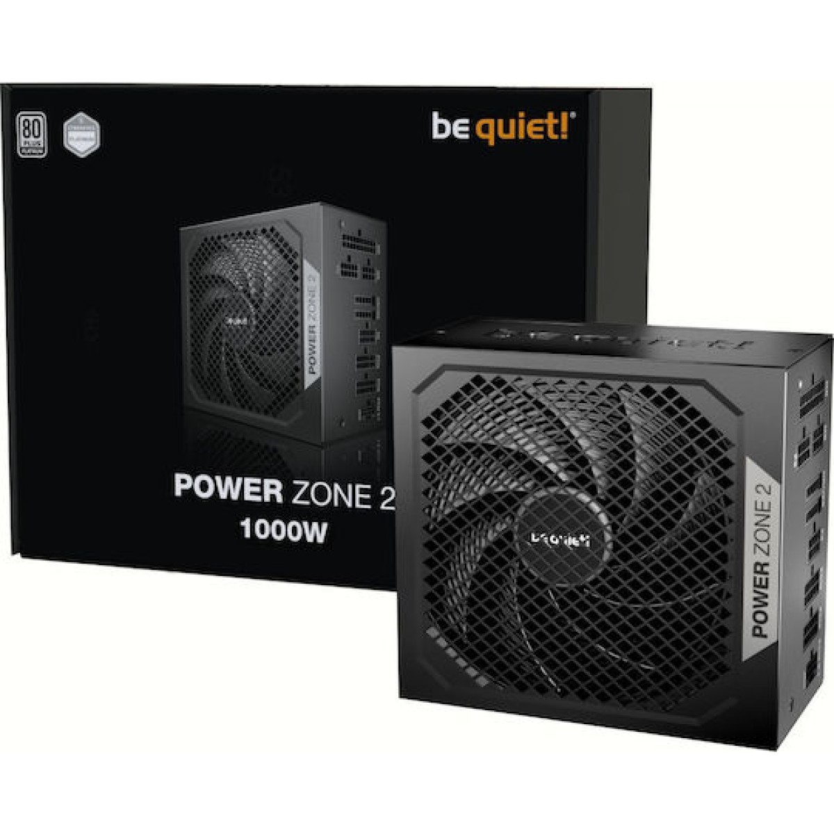Be Quiet Power Zone 2 1000W Μαύρο Τροφοδοτικό Υπολογιστή Full Modular 80 Plus Platinum