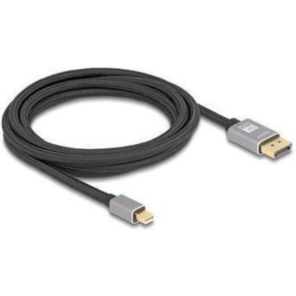 DeLock Cable DisplayPort male - mini DisplayPort male Μαύρο (81093)
