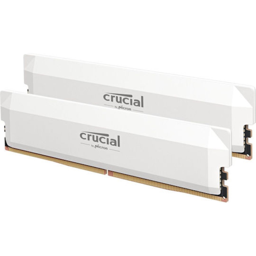 Crucial Pro OC DDR5 64GB RAM με 2x32GB Modules και Ταχύτητα 6400 για Desktop