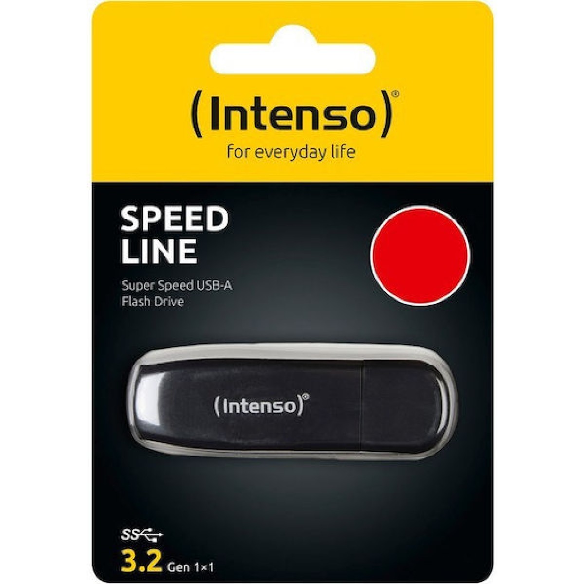 Intenso Speed Line 512GB USB 3.0 Stick Μαύρο