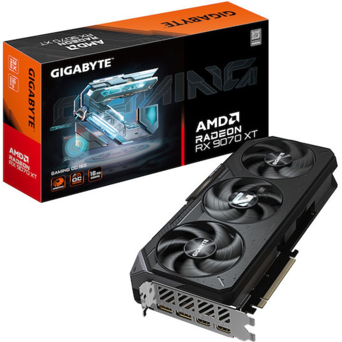 Gigabyte Radeon RX 9070 XT 16GB GDDR6 GAMING OC Κάρτα Γραφικών