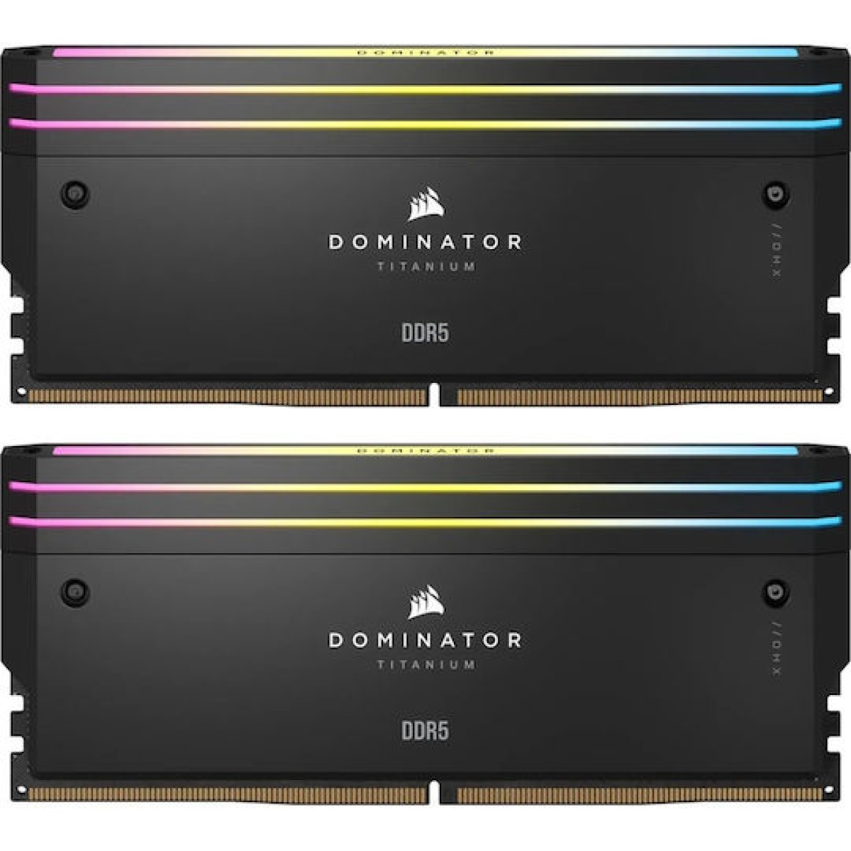 Corsair Dominator Titanium RGB DDR5 48GB RAM με 2x24GB Modules και Ταχύτητα 7200 για Desktop
