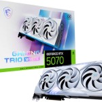 MSI GeForce RTX 5070 12GB GDDR7 Gaming Trio OC White Κάρτα Γραφικών