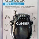 Globber Λουκέτο με Συρματόσχοινο Συνδυασμού Μαύρο