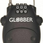 Globber Λουκέτο με Συρματόσχοινο Συνδυασμού Μαύρο