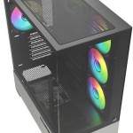 Sharkoon AK7 ARGB Gaming Midi Tower Κουτί Υπολογιστή με Πλαϊνό Παράθυρο Μαύρο